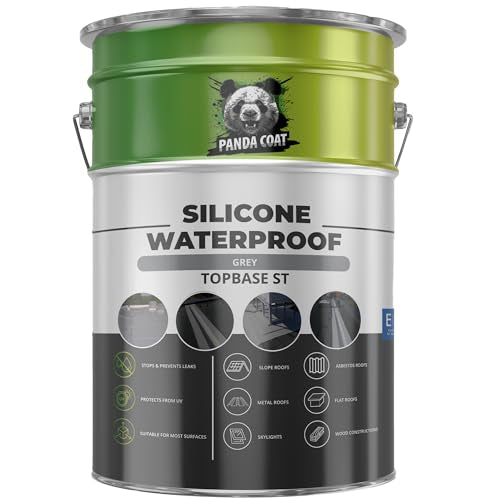 PandaCoat TopBase ST silicone waterproofing coating, grey, 4.7 kg