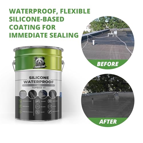 PandaCoat TopBase ST silicone waterproofing coating, grey, 4.7 kg