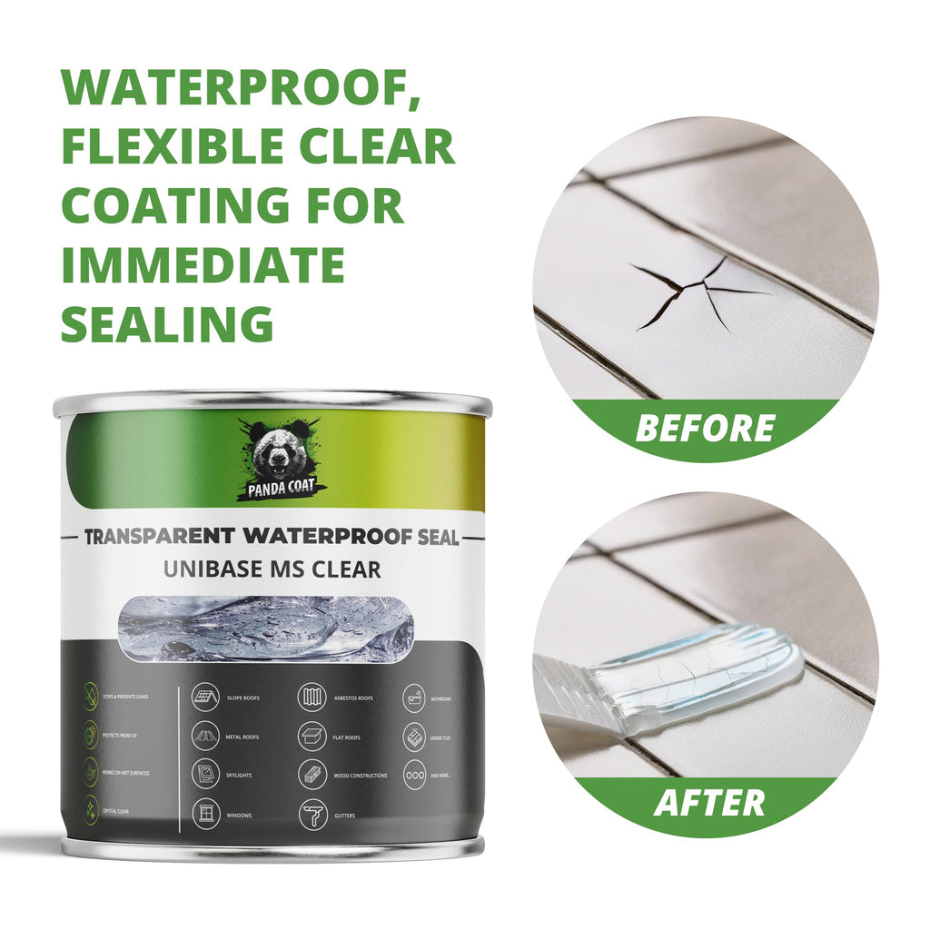 PandaCoat UniBase MS Clear transparent waterproofing paste, 1 kg