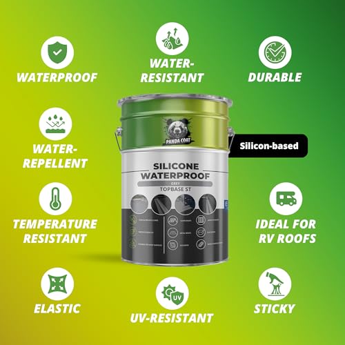 PandaCoat TopBase ST silicone waterproofing coating, grey, 4.7 kg