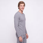 GAUBERT 150 men's merino wool thermal underwear set, grey
