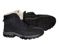 Black winter boots