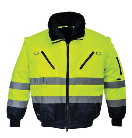 PILOT winter jacket with reflective tapes