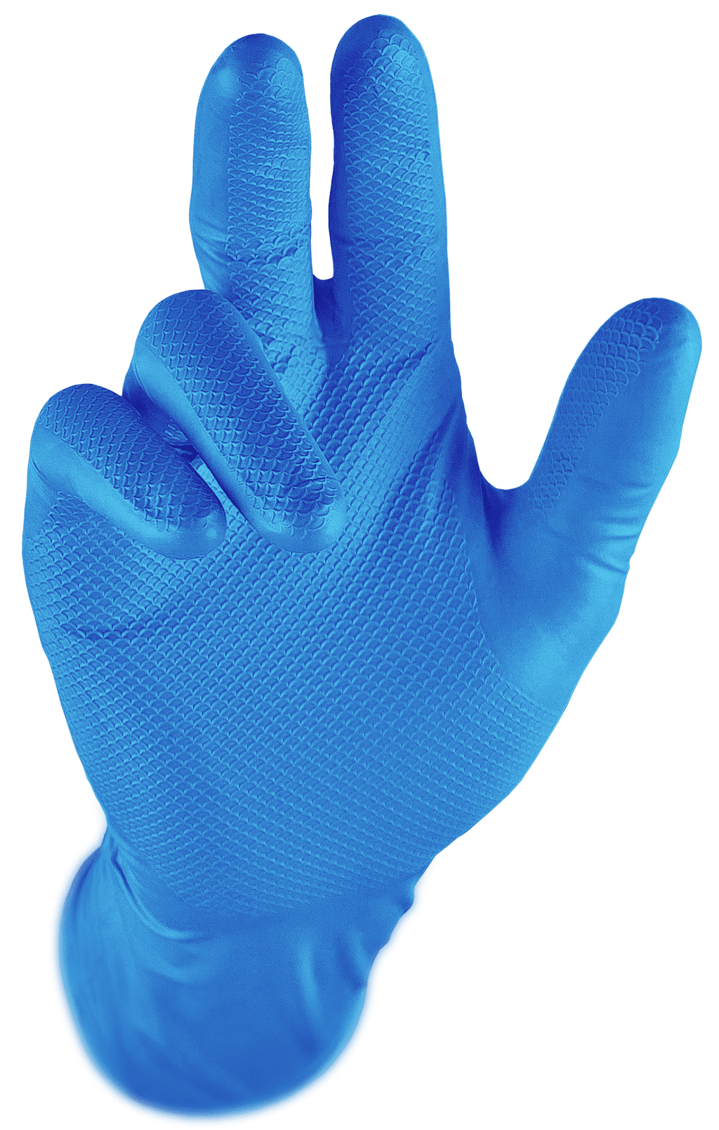 GRIPPAZ 308 disposable nitrile gloves with fish-scale grip, 50 pcs