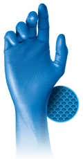 GRIPPAZ 308 disposable nitrile gloves with fish-scale grip, 50 pcs