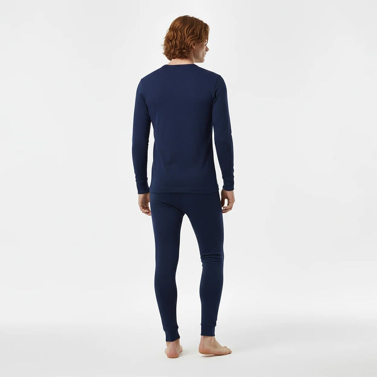 GAUBERT 150 men's merino wool thermal underwear set, navy