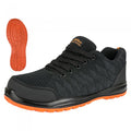 BTEX SB work shoes with orange sole