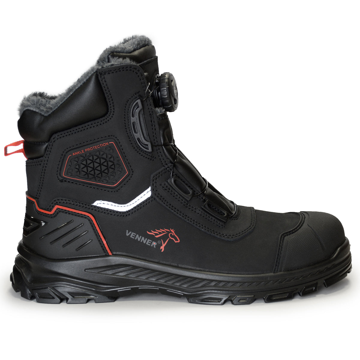 VENNER 64507 S3S FO SR CI SC winter safety boots with FitGo quick lacing