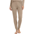 HEAT BOOSTER women's thermal trousers with soft fleece inside, beige