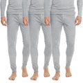 HEAT BOOSTER men's thermal trousers with soft fleece inside, grey