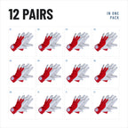 Riven Supply goatskin leather work gloves EN 388 3132X, 12 pairs
