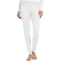 HEAT BOOSTER women's thermal trousers with soft fleece inside, white