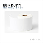 Riven Supply thermal labels 100x150 mm, 24 rolls of 500 (12,000 labels)