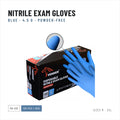 Disposable protective gloves, blue, powder-free, 4.5 g, box of 100, size S